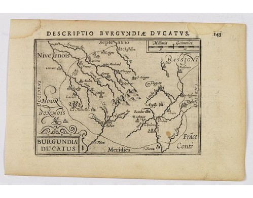 LANGENES, B. / BERTIUS, P. - Descriptio Burgundiae Ducatus. LANGENES, B. / BERTIUS, P. - Descriptio Burgundiae Ducatus.