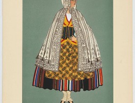 MOFFAT, E.W. -  Femme de Barèges (106, La Gascogne).