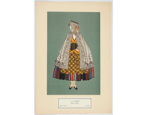 MOFFAT, E.W. -  Femme de Barèges (106, La Gascogne).