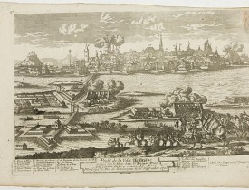 CREPY. -  Profil de la ville de Brisac scituée sur le Rhin dans le Brisgau prise par l'armée du Roy commandée par Monseign.r le duc de Bourgogne le 6.e septembre 1703.