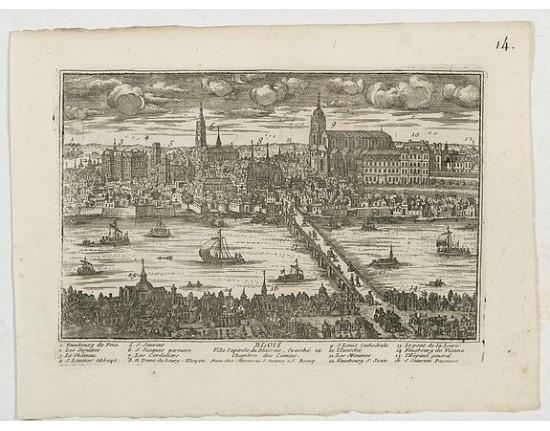 CHEREAU. - Blois ville capitale du Blaisois, Eveshé et Chambre des Comptes. CHEREAU. - Blois ville capitale du Blaisois, Eveshé et Chambre des Comptes.
