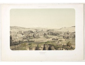 MAUGENDRE, A. -  COMMERCY, Vue prise de la Garenne - Chemins de fer de l'Est. Dessiné d'après nat. et Lith. par A.Maugendre. Image Auguste Bry, r. du Bac, 114, Paris. MAUGENDRE, A. -  COMMERCY, Vue prise de la Garenne - Chemins de fer de l'Est. Dessiné d'après nat. et Lith. par A.Maugendre. Image Auguste Bry, r. du Bac, 114, Paris.