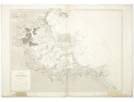 SERVICE HYDROGRAPHIQUE DE LA MARINE. -  Port de Boston d'après la carte de l'United Coast Survey.