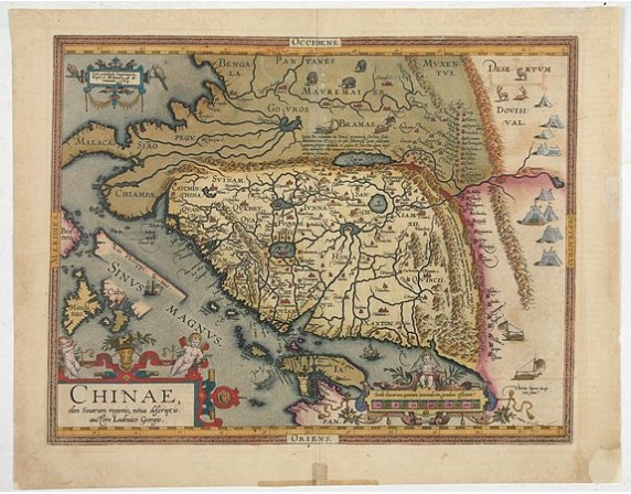 ORTELIUS, A. - Chinae, olim Sinarum Regionis, nova descriptio. Auctore Ludovico Georgio. ORTELIUS, A. - Chinae, olim Sinarum Regionis, nova descriptio. Auctore Ludovico Georgio.