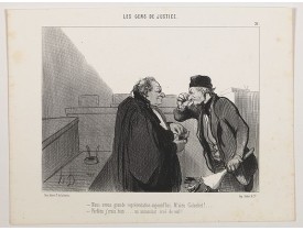 DAUMIER, H. -  Les Gens de Justice. - Nous avons grande représentation aujourd'hui, M'sieu Galuchet . . . (pl 31) DAUMIER, H. -  Les Gens de Justice. - Nous avons grande représentation aujourd'hui, M'sieu Galuchet . . . (pl 31)