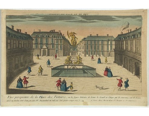 BASSET. - Vue Perspective de la Place des Victoires BASSET. - Vue Perspective de la Place des Victoires