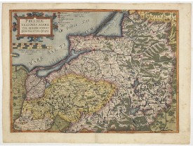 DE JODE, C. -  Prussiae Regionis Sarmatiae Europae Nobilissimae Novaet vera descriptio . . . DE JODE, C. -  Prussiae Regionis Sarmatiae Europae Nobilissimae Novaet vera descriptio . . .