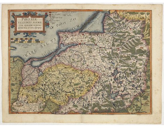 DE JODE, C. - Prussiae Regionis Sarmatiae Europae Nobilissimae Novaet vera descriptio . . . DE JODE, C. - Prussiae Regionis Sarmatiae Europae Nobilissimae Novaet vera descriptio . . .
