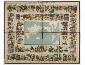 GUERIN-MULLER & CIE. / CAPENDU, A. -  Jules Verne Le Tour du Monde en 80 jours.