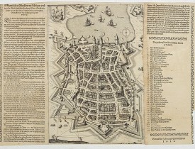 ANONYME -  [ La Rochelle ] Eingentlicher Abriss der mächtigen und in aller Welt hochberühmten Statt Roschelle. . .