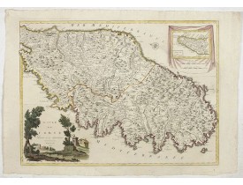 ZATTA, A. -  L'Isle de CORSE Divisée en ses departemens. ZATTA, A. -  L'Isle de CORSE Divisée en ses departemens.