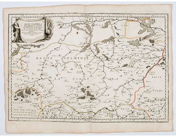 SANSON, N./ MARIETTE, P. - Haute Volhynie ou palatinat de Lusuc, tiré entièrement de la grande Ukraine du Sieur le Vasseur de Beauplan . . . SANSON, N./ MARIETTE, P. - Haute Volhynie ou palatinat de Lusuc, tiré entièrement de la grande Ukraine du Sieur le Vasseur de Beauplan . . .