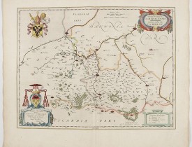 BLAEU, W. -  Archiepiscopatus Cameracensis. Archevesché de Cambray.