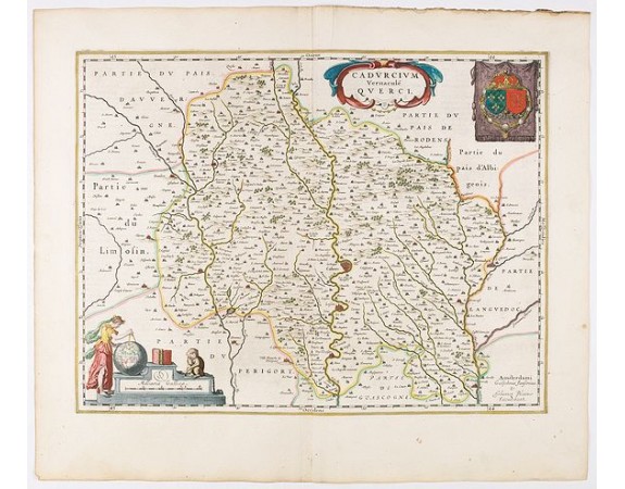 BLAEU, W. -  Cadurcium Vernaculé Querci.