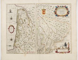 BLAEU, W. -  Principatus Benearnia - La principaute du Bearn.