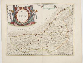 BLAEU, W. -  Dioecesis Sarlatensis, vernacule..Sarlat.