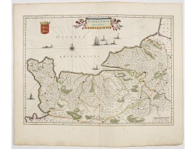 BLAEU, J. -  Normandia Ducatus. BLAEU, J. -  Normandia Ducatus.
