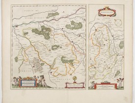 BLAEU, W. -  Loudonois. Laudunum/ Mirebalais.