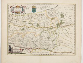 BLAEU, W. -  Lionnois, Forest, Beauiolois et Masconnois.