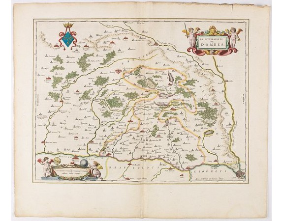 BLAEU, W. -  La Souverainete de Dombes.