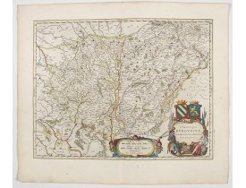 BLAEU, W. -  Utriusque Burgundiae, tum Ducatus tum Comitatus, Descriptio.