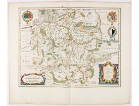 BLAEU, W. -  Territorium Metense. Auctore Ab. Fabert.. Le Pais Messin.