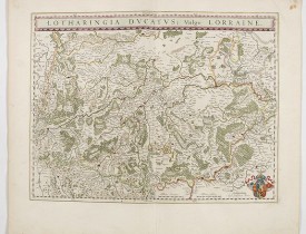 BLAEU, W. -  Lotharingia Ducatus:  Vulgo Lorraine.