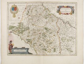 BLAEU, W. -  Gastinois et Senonois.