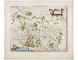 BLAEU, W. -  Le Pais de Brie.