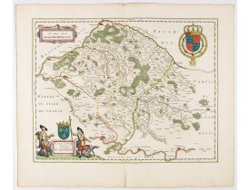 BLAEU, W. -  Vale Sium Ducatus. Valois