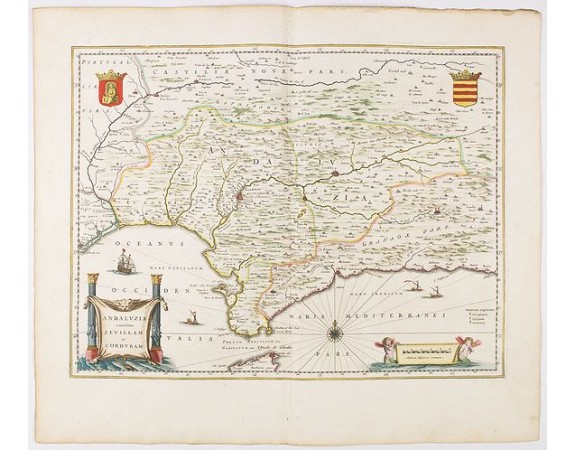 BLAEU, W. -  Andaluzia continens Sevillam.