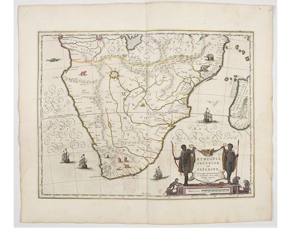 BLAEU, W. - Aethiopia inferior, vel exterior. BLAEU, W. - Aethiopia inferior, vel exterior.