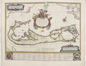 BLAEU, W. -  Mappa Aestivarum Insularum alias Barmudas.