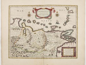 BLAEU, W. -  Venezuela cum parte Australi Novae Andalusiae.