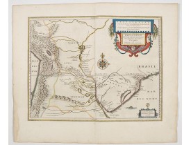 BLAEU, W. -  Paraguayo prov. de Rio de La Plata cum regionibus.. BLAEU, W. -  Paraguayo prov. de Rio de La Plata cum regionibus..