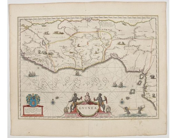 BLAEU, W. - Guinea. BLAEU, W. - Guinea.