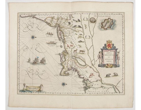 BLAEU, W. - Nova Belgica et Anglia Nova. BLAEU, W. - Nova Belgica et Anglia Nova.