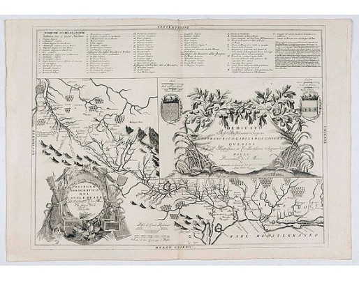CORONELLI, V.M. - Disegno Idrografico del Canale Reale . . . CORONELLI, V.M. - Disegno Idrografico del Canale Reale . . .