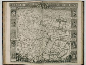 KRUIKIUS, N. / J. -  't Hooge Heemraedschap van Delfland met alle de Steden, Dorpen, Ambachten, Litmaten, Polders, (etc.).