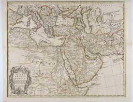 SENEX, J. - A Map of Turky, Arabia And Persia. Corrected from the latest Travels. . .