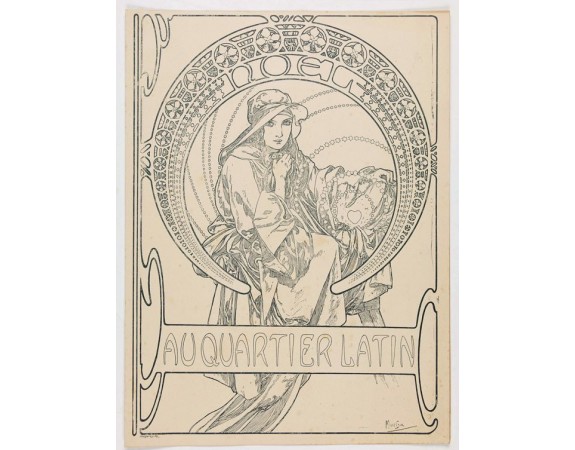 MUCHA, A. - Au quartier Latin. MUCHA, A. - Au quartier Latin.