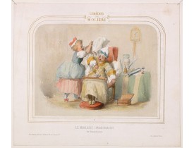 MAISON MARTINET. -  Comedies de Moliere . . .Le Malade Imaginaire. MAISON MARTINET. -  Comedies de Moliere . . .Le Malade Imaginaire.