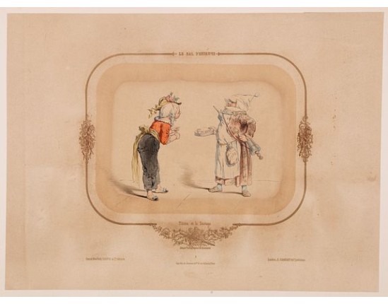 THIELLY, Claude. -  Le Bal d'Enfants Titine et la Docteur. No.9
