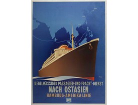 ANTON, O.C.J. - Regelmässiger passagier - und - fracht - dienst nach Ostasien Hamburg - Amerika Linie. (HAPAG)