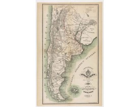 BUREAU OFFICIEL D'INFORMATION DE LA REPUBLIQUE D'ARGENTINE. -  Carte générale de la République Argentine dressée d'après les données les plus récentes.