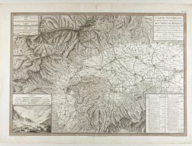 TARDIEU, P.F - Carte générale des marches, positions, combats et batailles de l'Armée de réserve. . . (N°12)