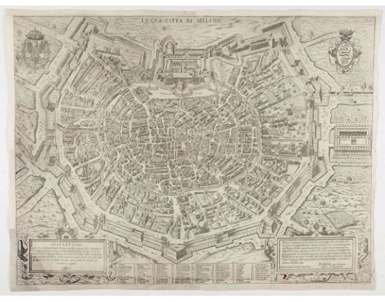 ORLANDI, J. -  La Gra. Citta di Milano.