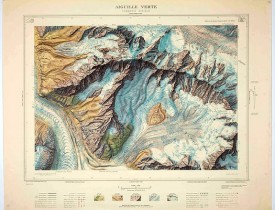 INSTITUT GEOGRAPHIQUE NATIONAL. -  Aiguille verte - Chamonix N°6 Sud