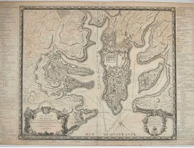 LATTRÉ, J. /  Gervais de PALMEUS. -  Plan général de la ville capitale de Malte dressé sur les memoires des grands officiers de l'Ordre, dédiée et présentée à S.A.S. Mgr le prince de Conty, prince du sang, grand prieur de France. . .