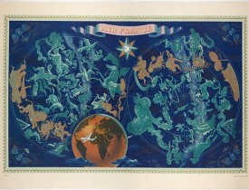 BOUCHER, L. -  AIR France [Planisphère Air France Zodiac].